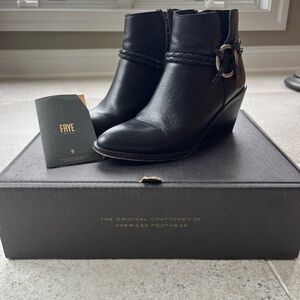 Frye Black Ankle Boots